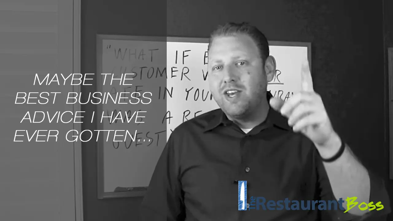 Maybe the best business advice I have ever gotten…