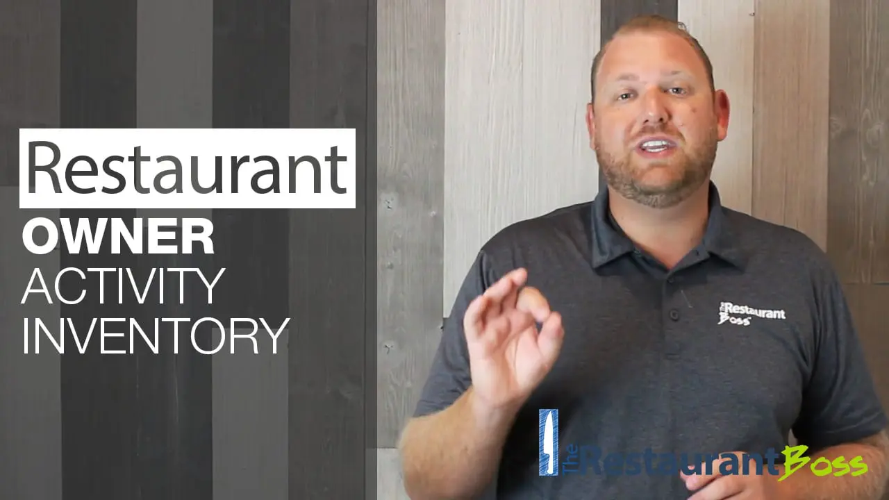 Restaurant Owner Activity Inventory