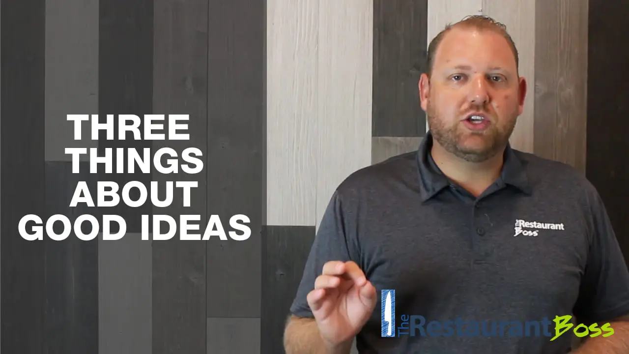 Three Things About Good Ideas